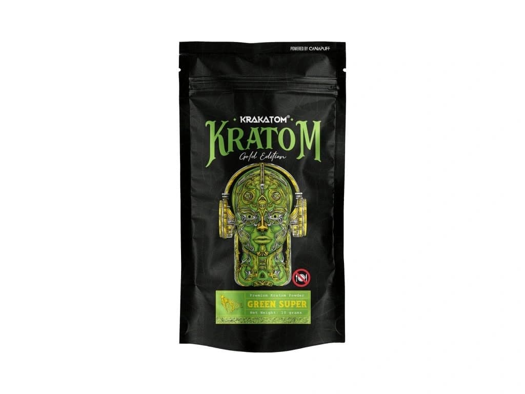 Krakatom Kratom Green Super Gold Edition 10g