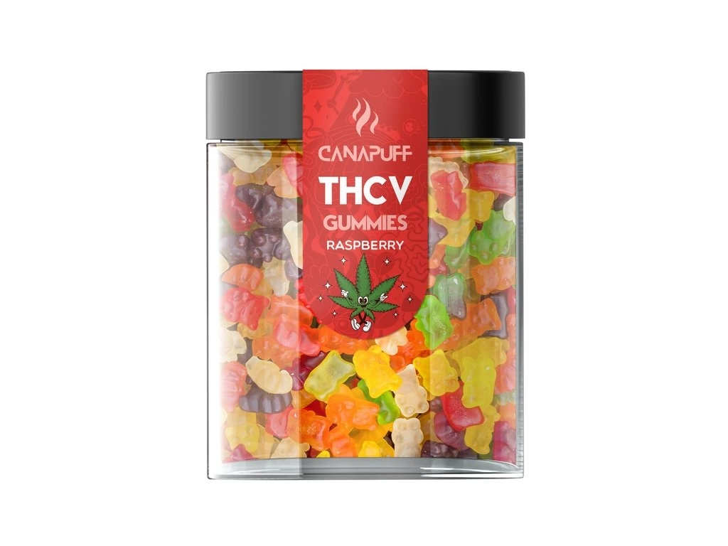 Canapuff THCV gummies Raspberry 25ks