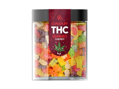 Canapuff THC Gummies Cherry 25ks