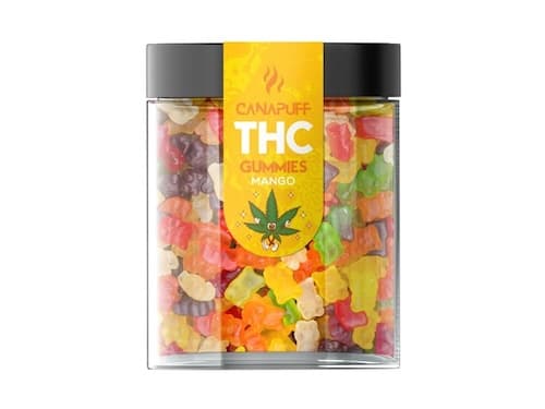 Canapuff THC Gummies Mango 25ks