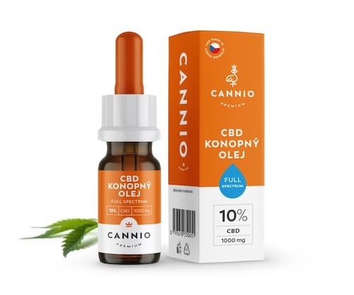 CANNIO CBD konopný olej 10% Full Spectrum 10ml
