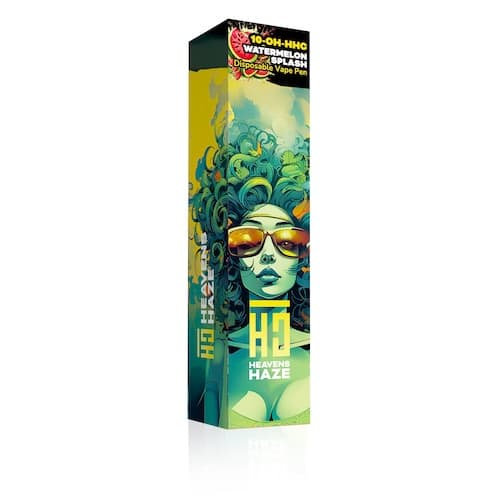 HEAVENS HAZE Disposable Vape Pen Watermelon Splash 10-OH-HHC 1ml