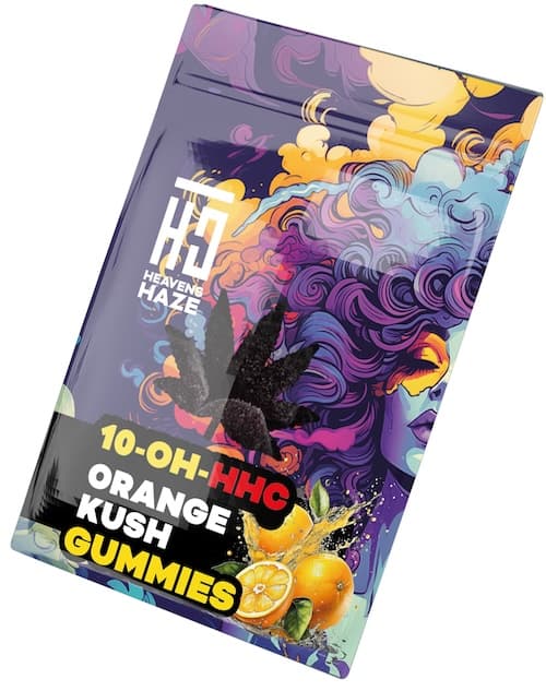 HEAVENS HAZE Gummies Orange Kush 10-OH-HHC 3ks