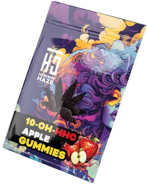 HEAVENS HAZE Gummies Apple 10-OH-HHC 3ks