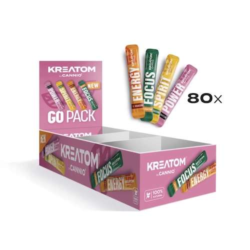 CANNIO KREATOM GO PACK 4x20ks 