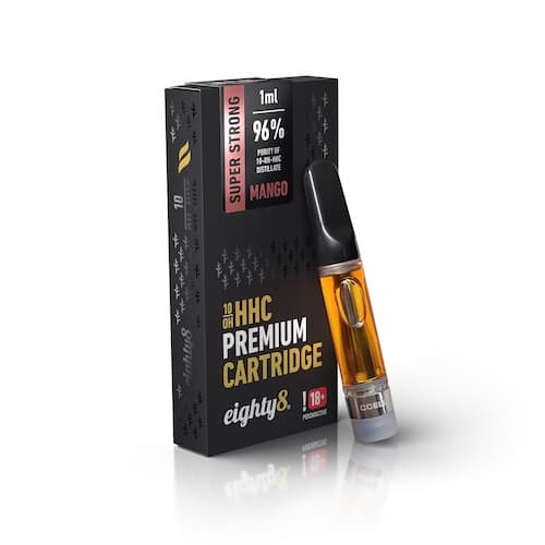 Eighty8 10-OH-HHC Cartridge Mango 96% 1ml